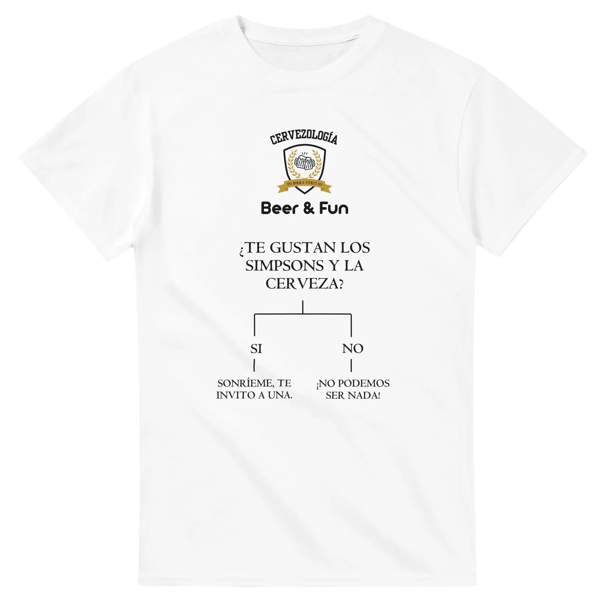 Camiseta cervecera manga corta Dilema  cervezología