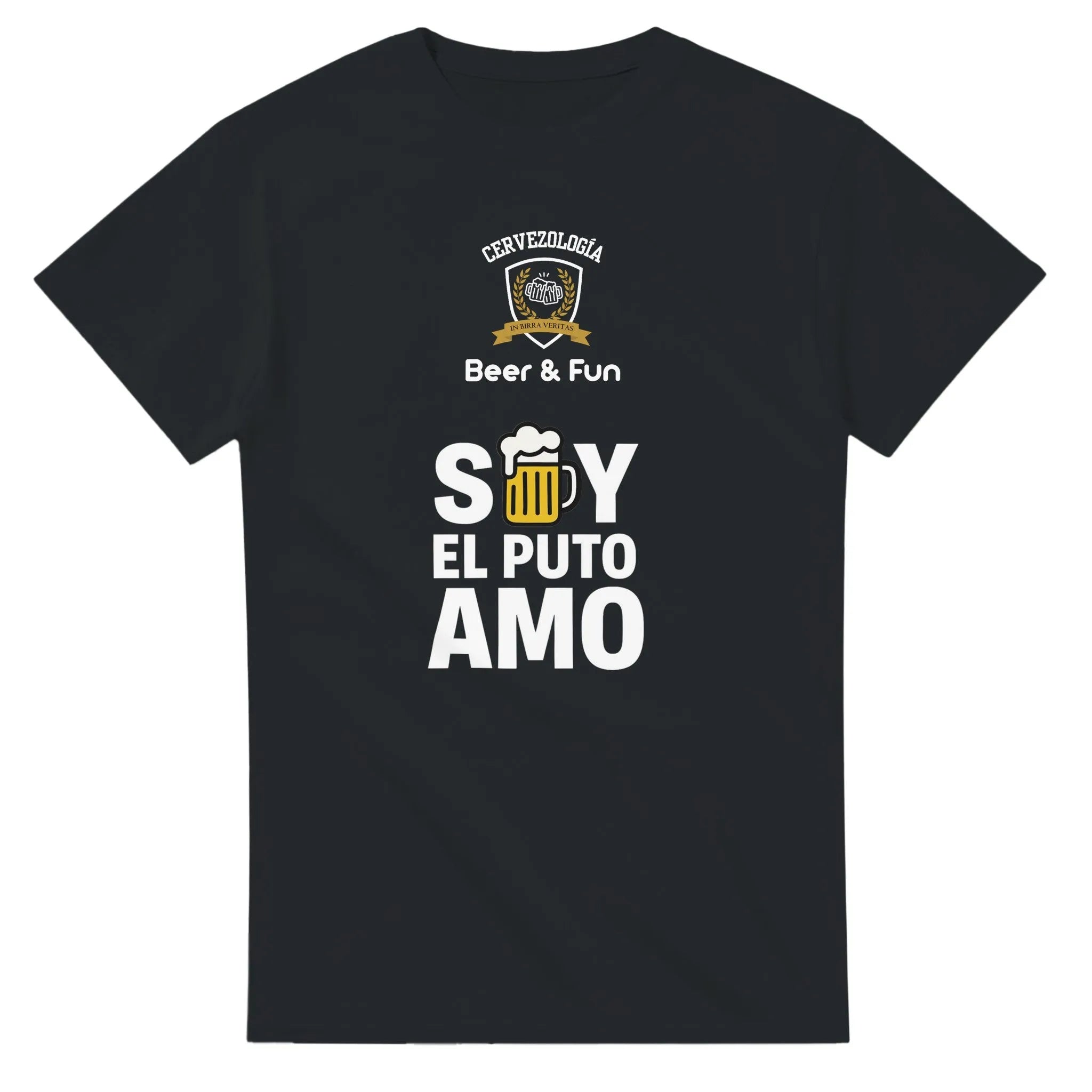 Camiseta cervecera manga corta Soy el Puto Amo  cervezología
