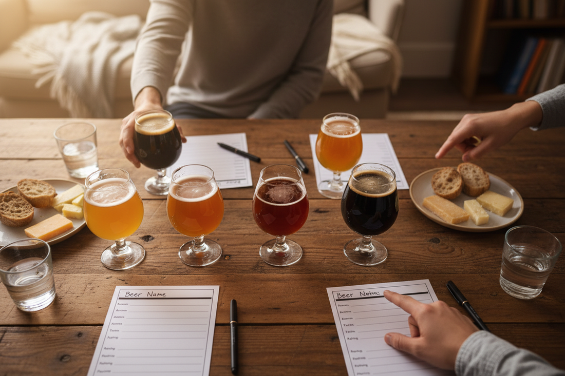 Cómo Organizar la Cata de Cerveza Perfecta en Casa: Guía Completa para Cervezólogos