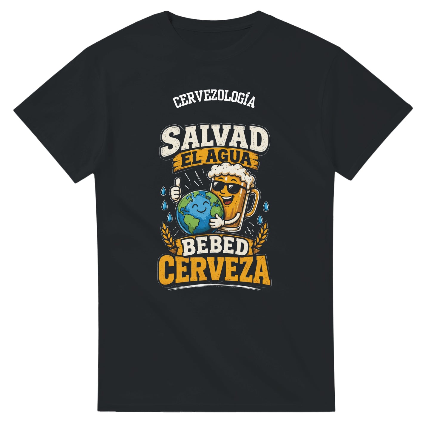Camiseta Salvad el agua bebed cerveza