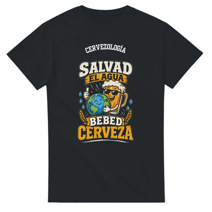 Camiseta Salvad el agua bebed cerveza