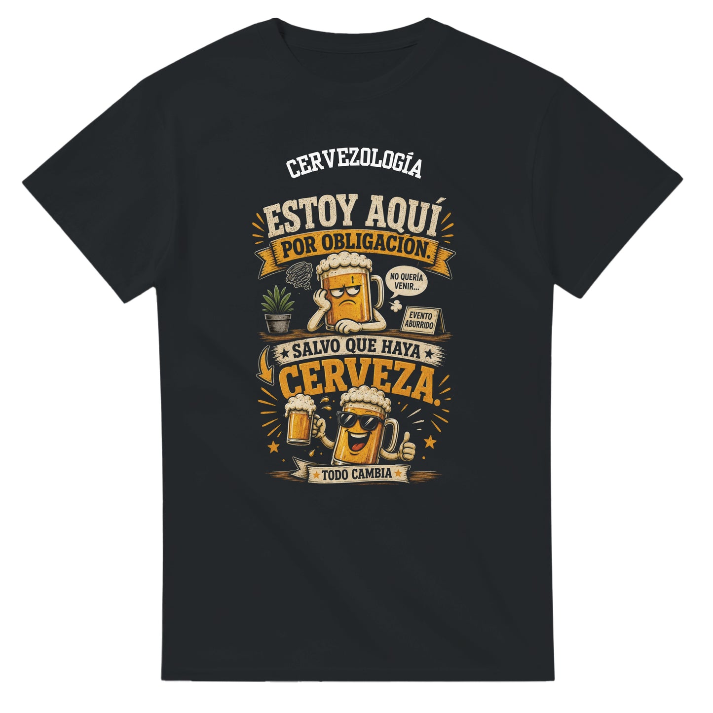 Estoy aquí por obligación, salvo que haya cerveza