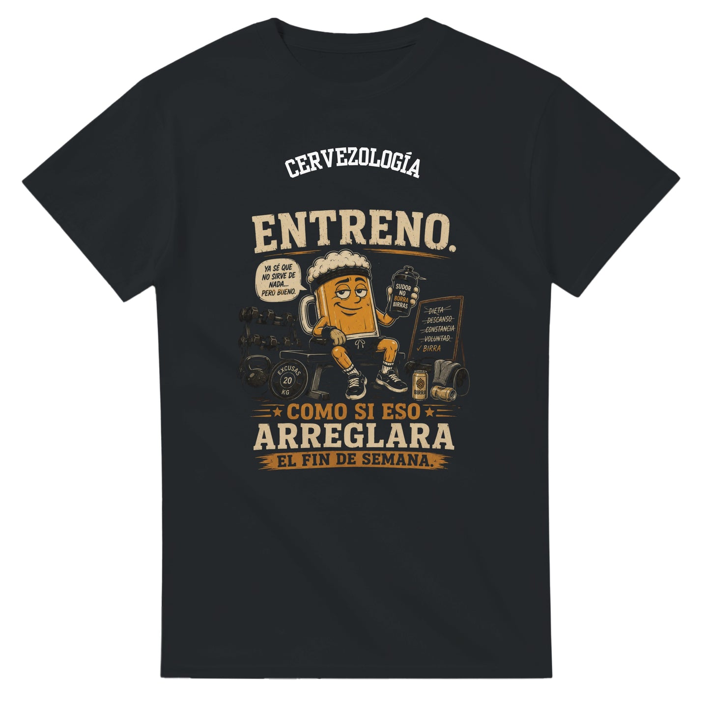 Entreno. Como si eso arreglara el fin de semana