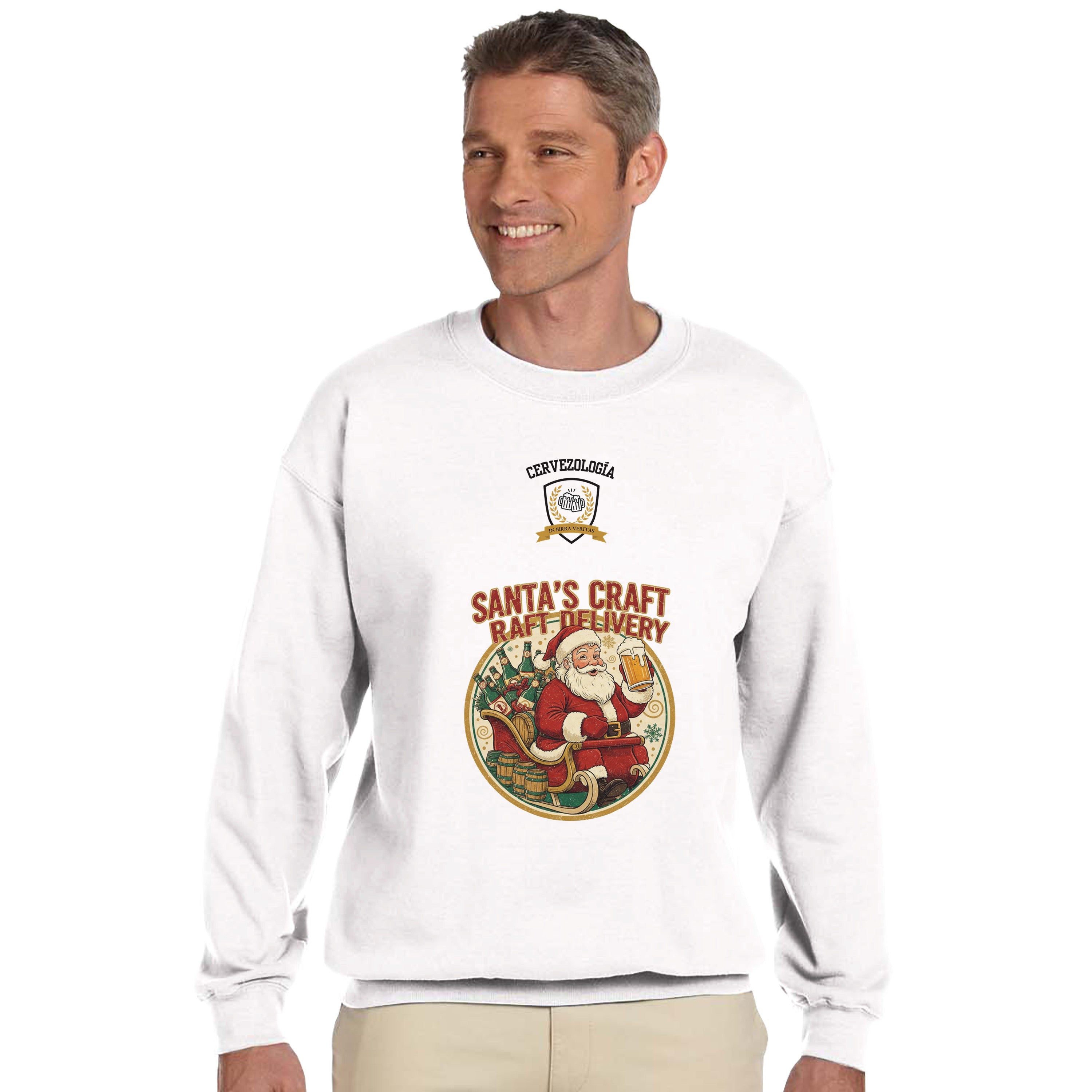 Camiseta Papá Noel Cervecero